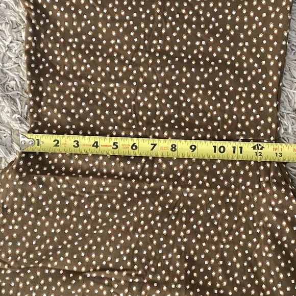 Pact Organic Women's Retro Geo Fit & Flare Midi Party Dress Size Small - Picture 8 of 9